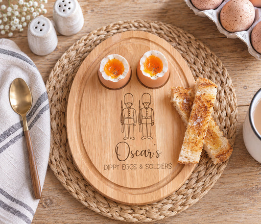Soldiers Dippy Egg Breakfast Board