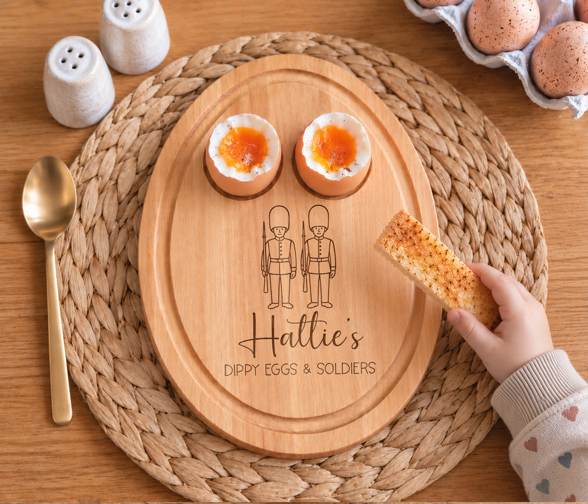 Soldiers Dippy Egg Breakfast Board