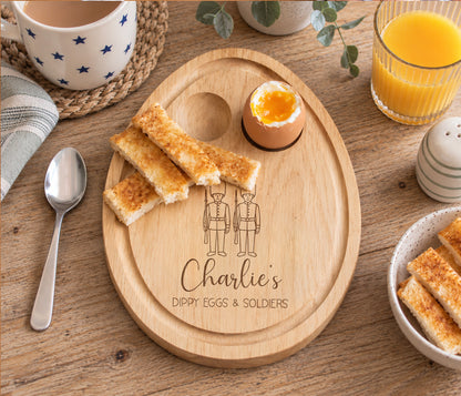 Soldiers Dippy Egg Breakfast Board