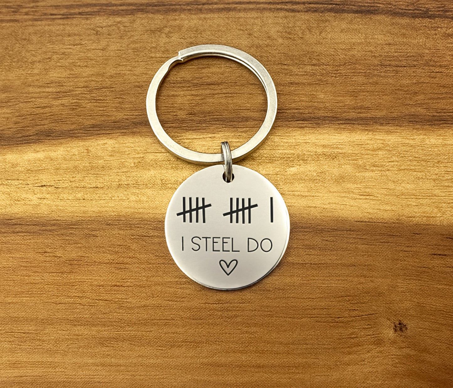I Steel Do Anniversary Keyring
