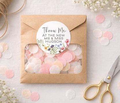 Wild Flower Confetti Stickers