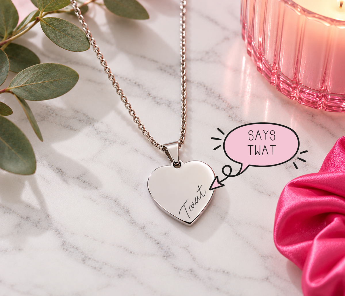 Twat Secret Profanity Necklace
