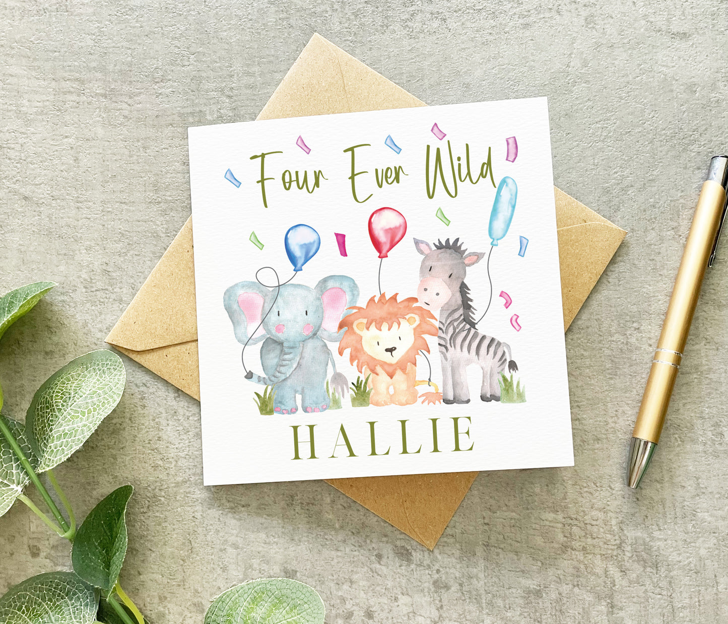 Wild One Birthday Card