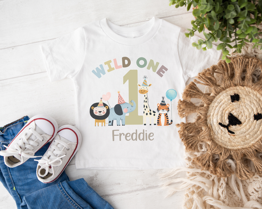 Wild One 1st Birthday T-Shirt