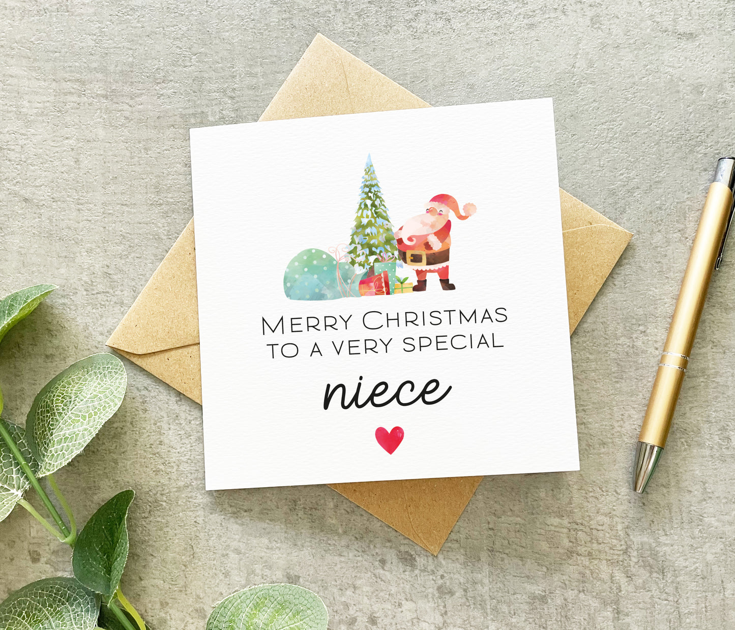 Niece Christmas Card