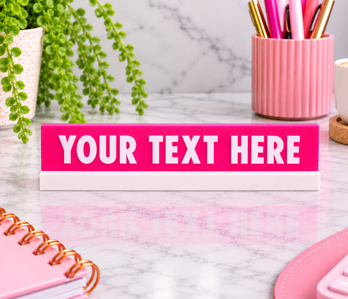 Custom Text Desk Sign