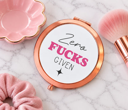 Zero Fucks Given Makeup Bag