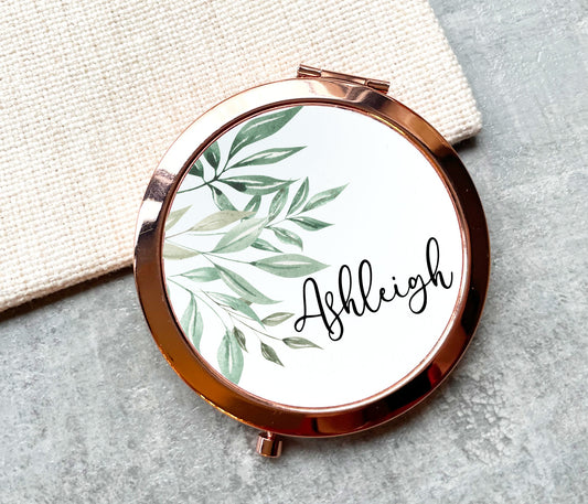 Leaves Compact Mirror