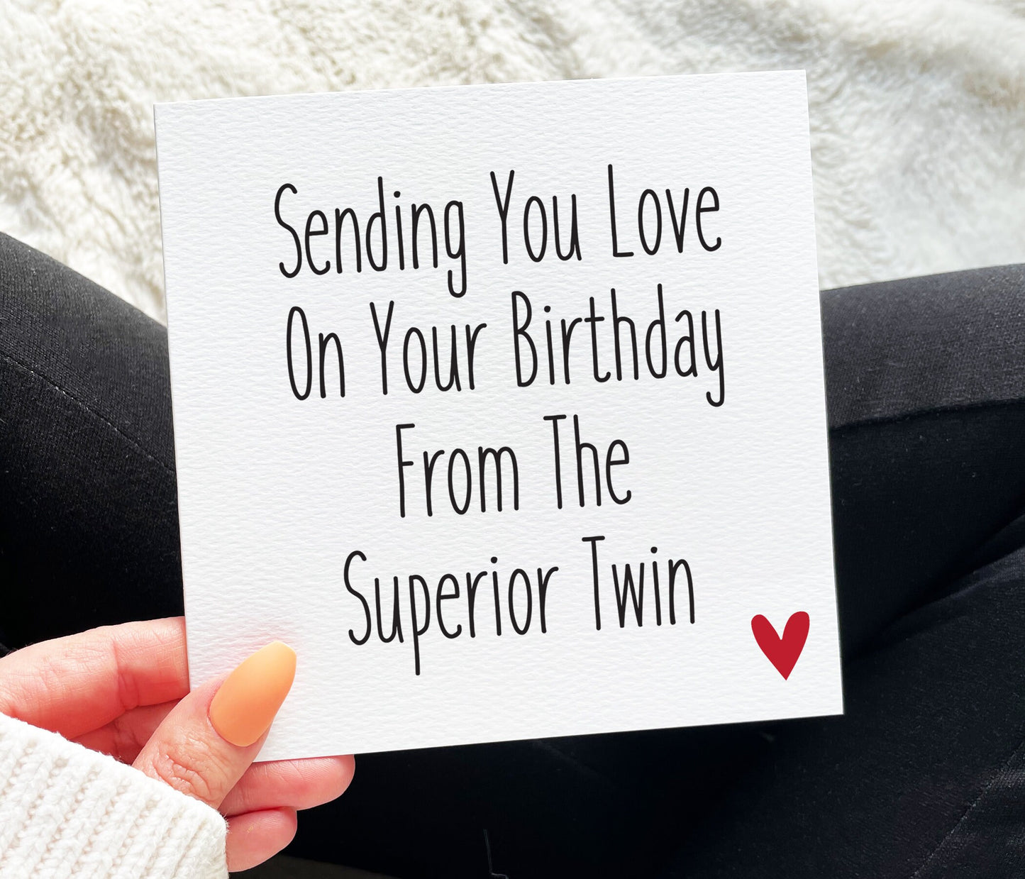 Superior Twin Birthday Card