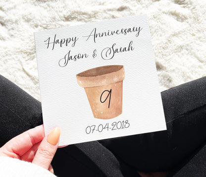 9th Anniversary Card
