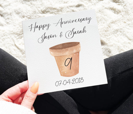 9th Anniversary Card
