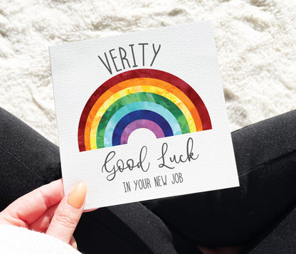 Good Luck In Your New Job Card
