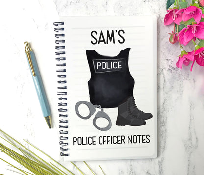 Police Uniform Notebook