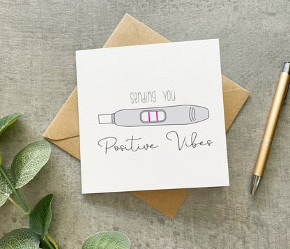 Sending Positive Vibes Card