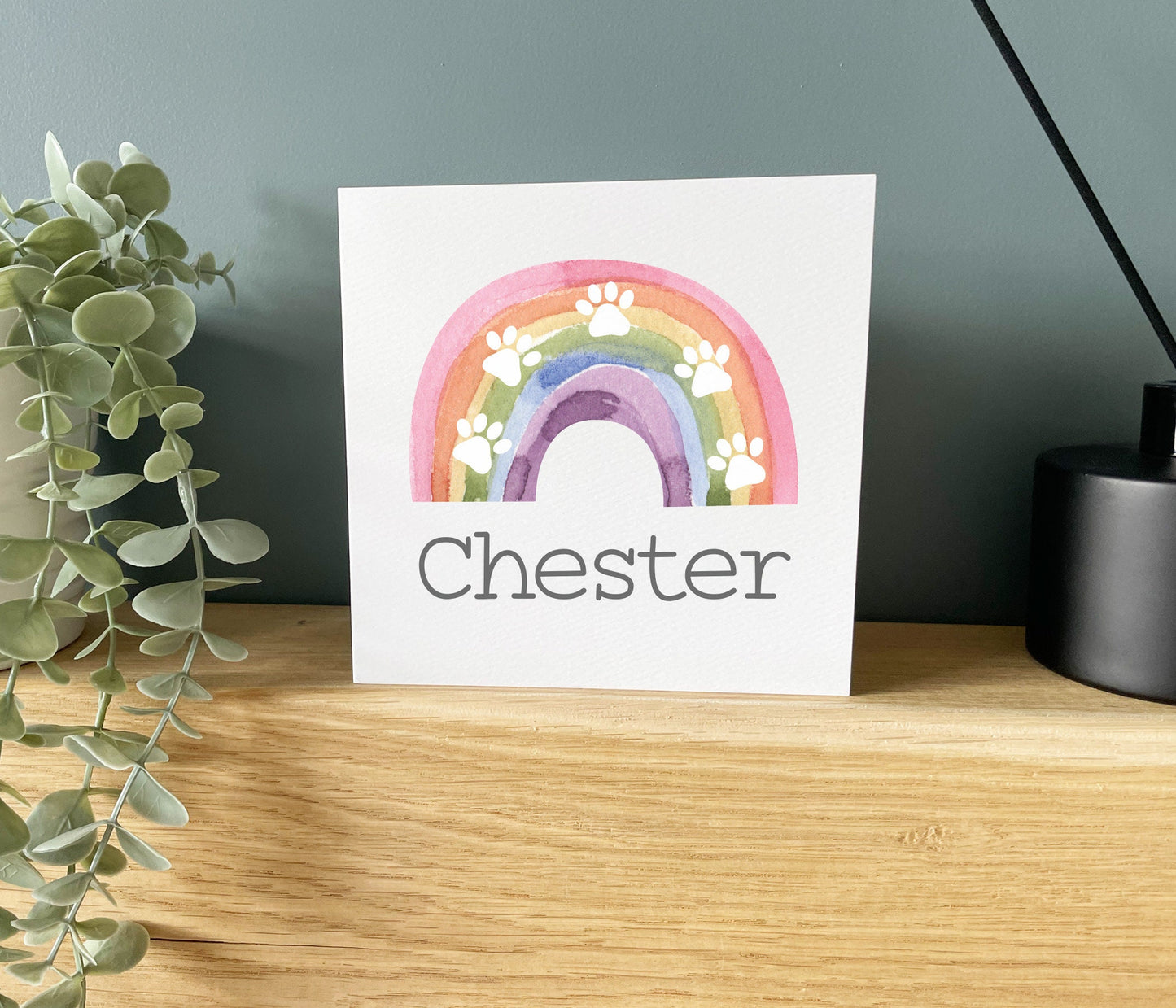 Rainbow Bridge Sympathy Card