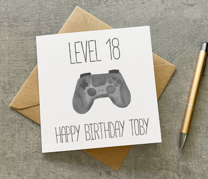 Boys Gaming Controller Card