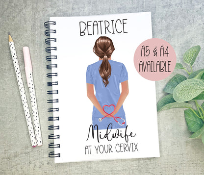 Midwife At Your Cervix Notebook