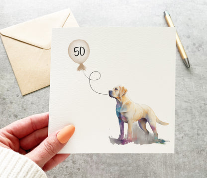 Labrador Birthday Card