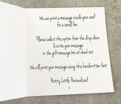 13 Year Lace Anniversary Card