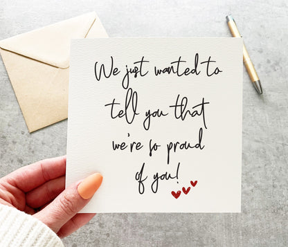 So Proud Of You Card