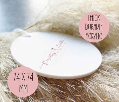 Affirmation Rainbow Ornament