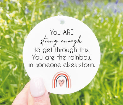 Affirmation Rainbow Ornament