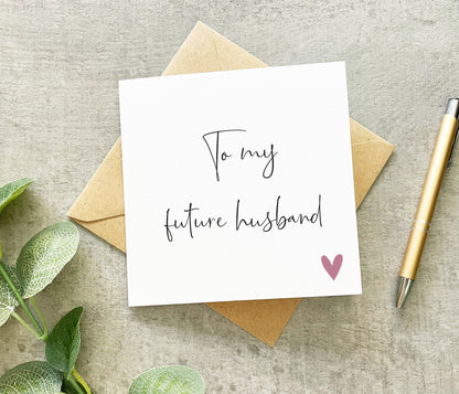 To My Future Husband Card