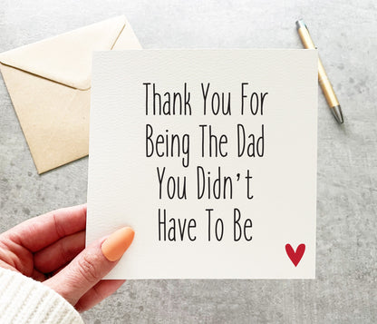 Step Dad Card