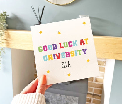 Good Luck At Uni Card