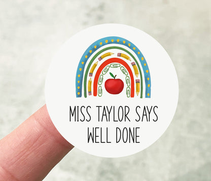 Teacher Well Done Stickers