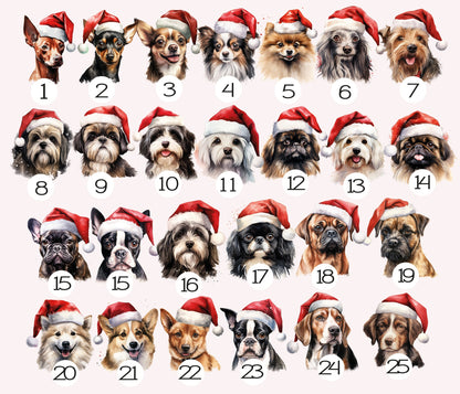 Santa Dog Bauble