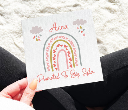 Promoted To Big Sister Card