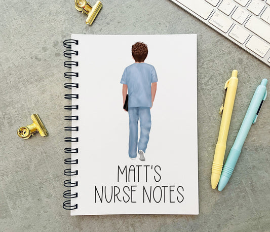 Male Nurse Notebook