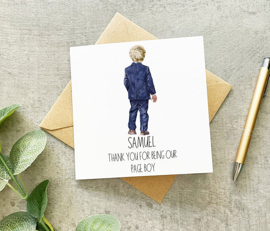 Page Boy Lookalike Card
