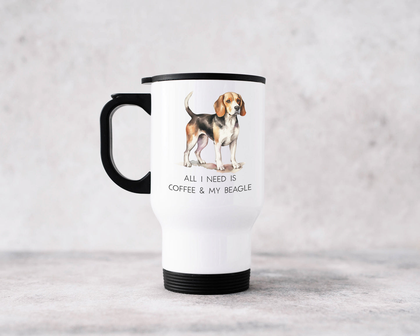Coffee & My Beagle Travel Mug