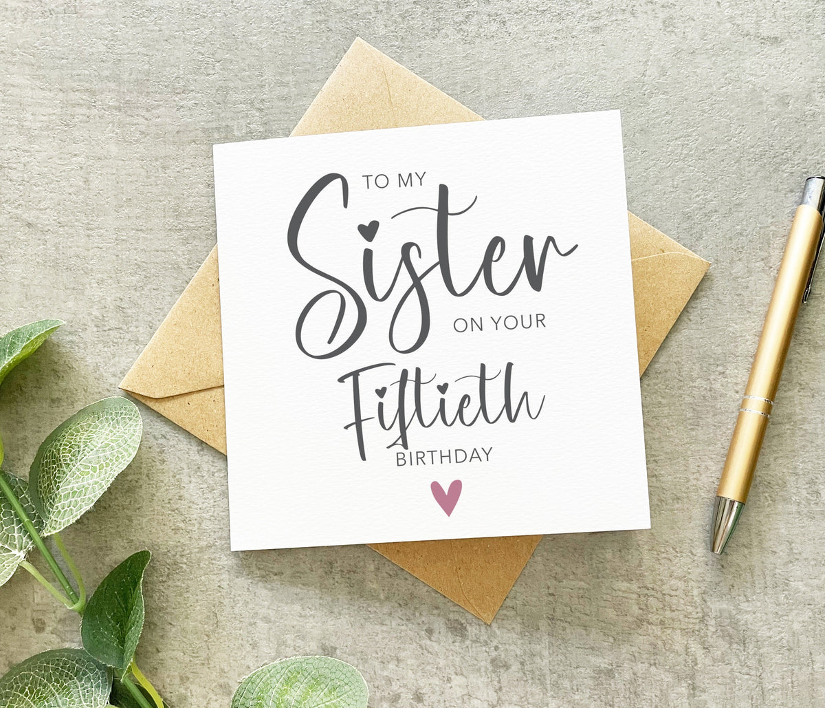 Sister 30th Birthday Card