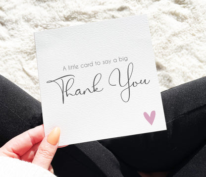 Big Thank You Card