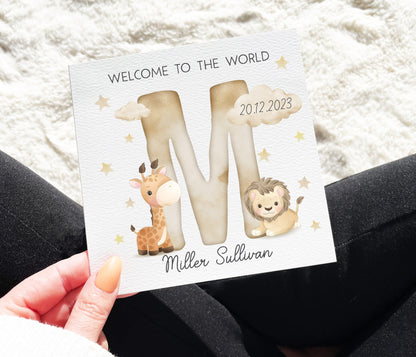 New Baby Animals Card