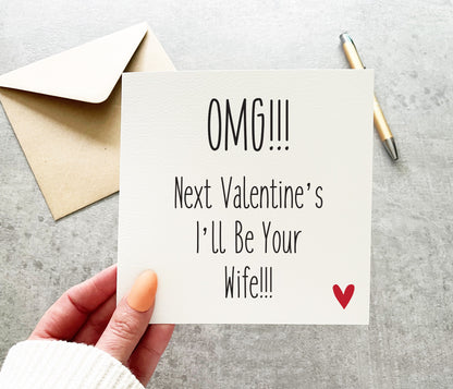 OMG Next Valentines Card