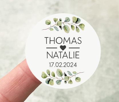 Eucalyptus Wedding Stickers
