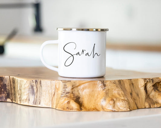 Personalised Enamel Mug