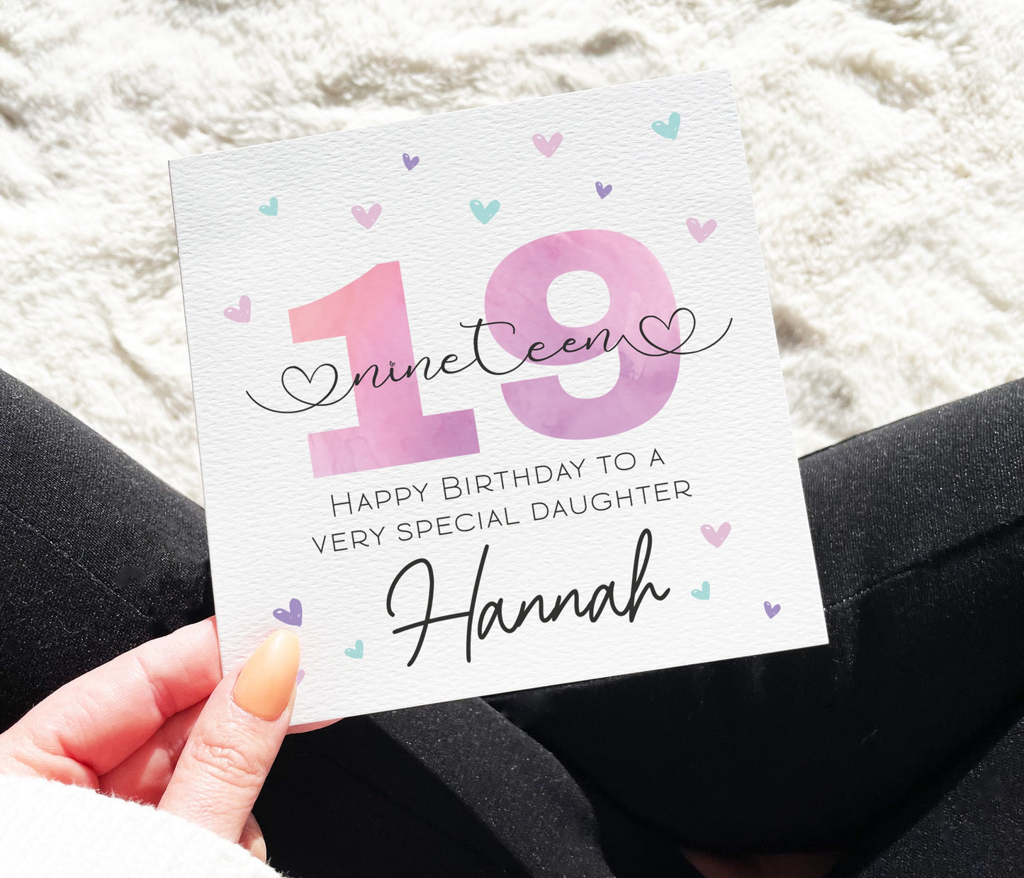 Daughter Age Birthday Card