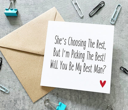 Best Man Proposal