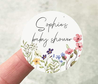 Personalised Floral Stickers