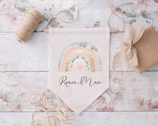 Rainbow Bedroom Sign