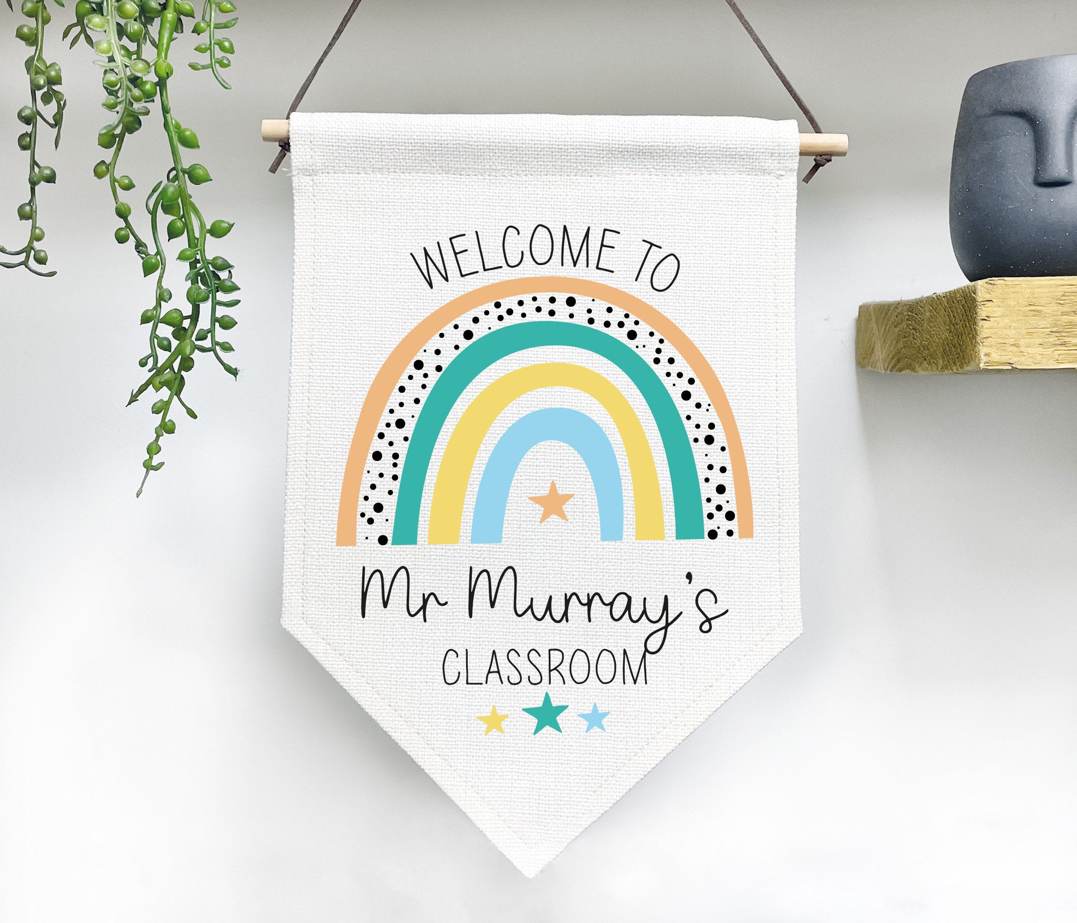 Teacher Rainbow Class Sign – Pretty Little Personalised