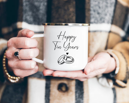 Tin Years Mug Set