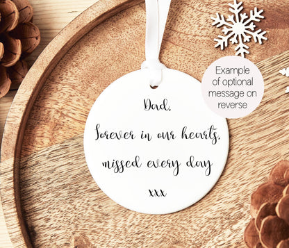 Robins Appear When Loved Ones Are Near Bauble