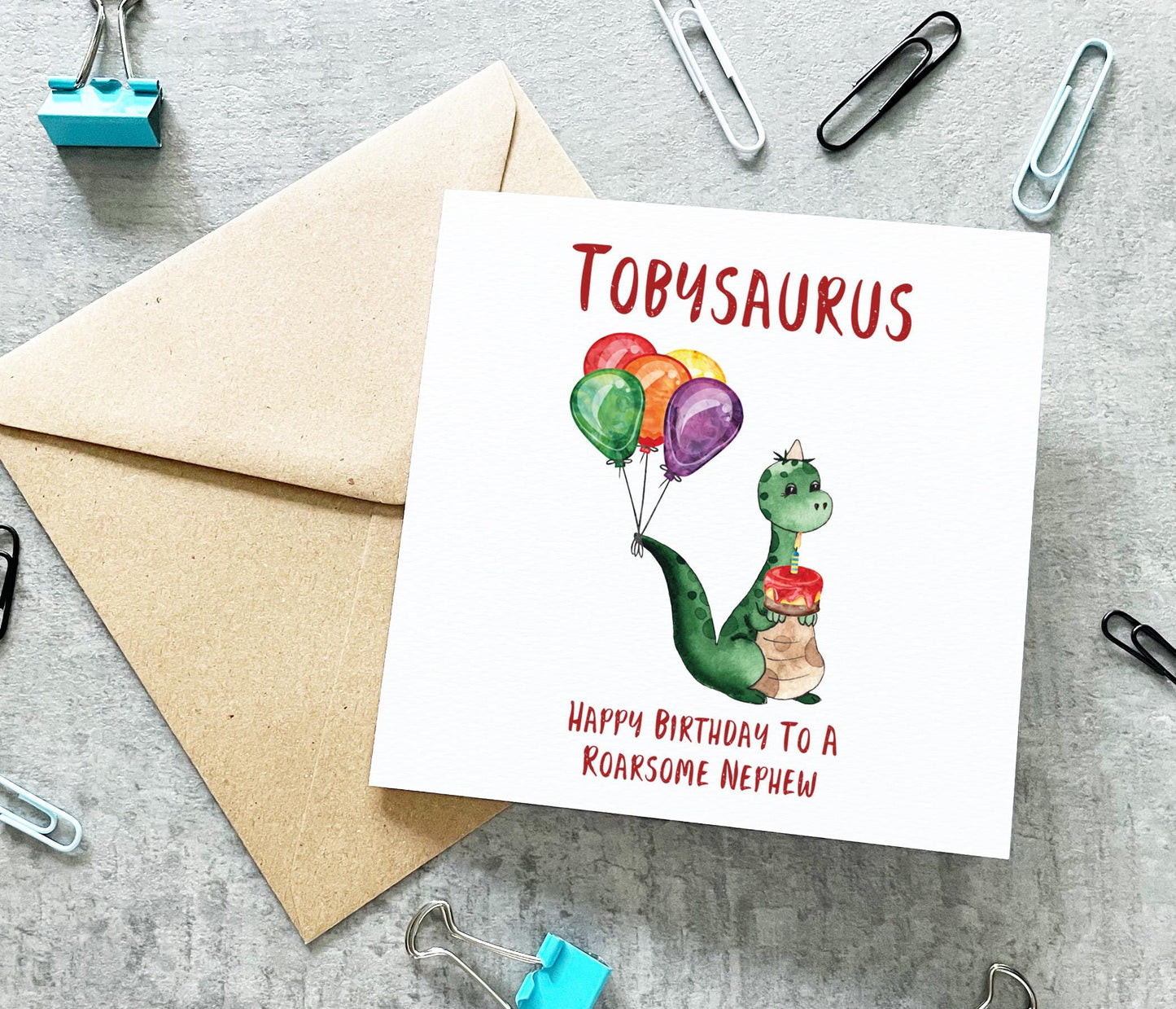 Roarsome Dinosaur Birthday Card