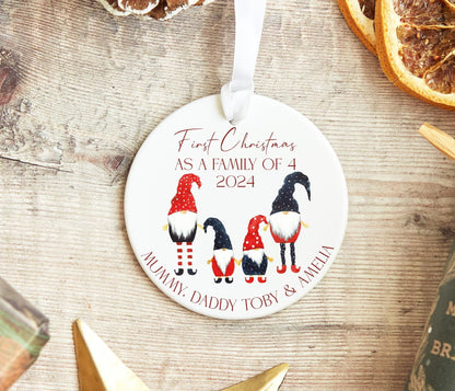 1st Christmas As A Family Of Bauble